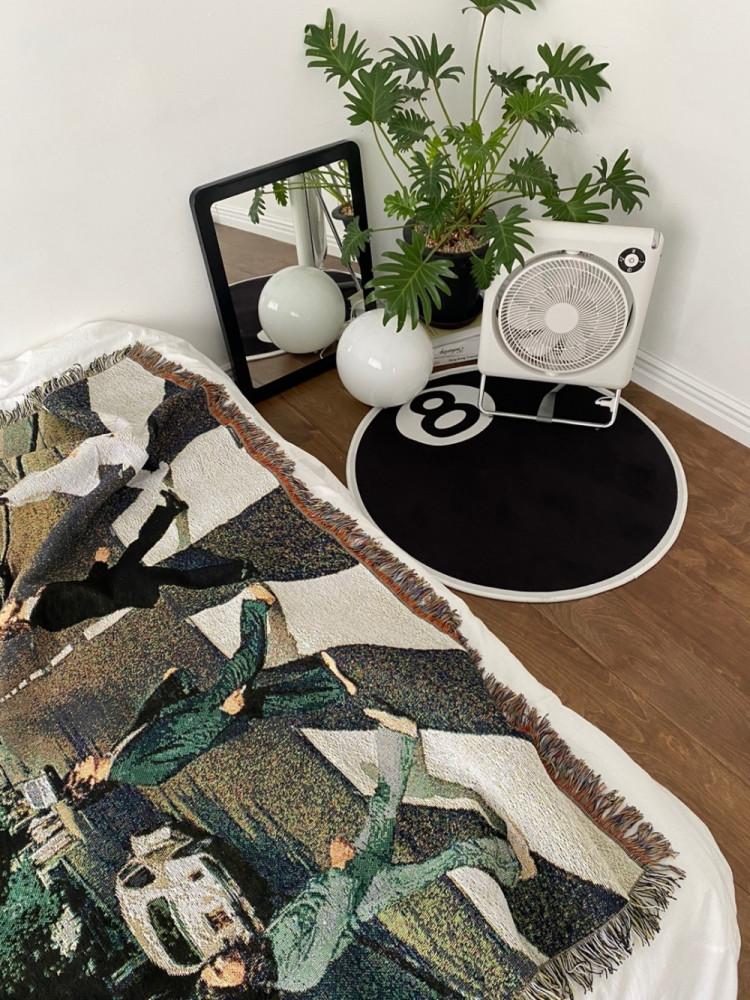 파인더 에잇볼 미니러그 / 8볼 체커보드 인테리어