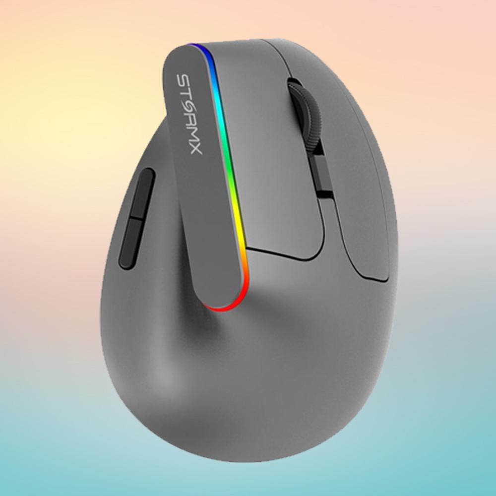 제닉스 STORMX VM2 BT 무선 블루투스 저소음 버티컬 마우스 태블릿 노트북 손목보호