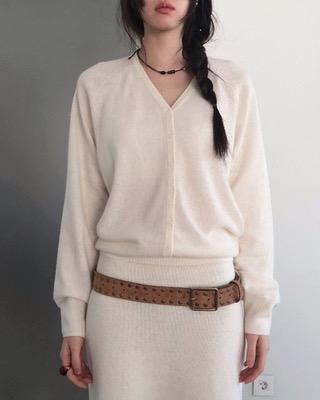cashmere soft v-neck cardigan (4color)