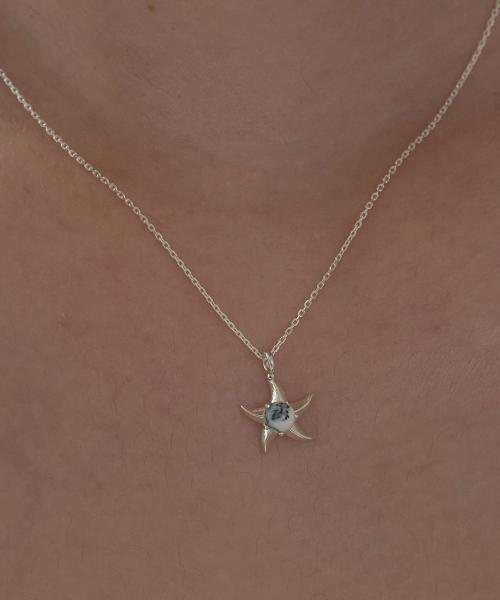 아게이트 불가사리 목걸이