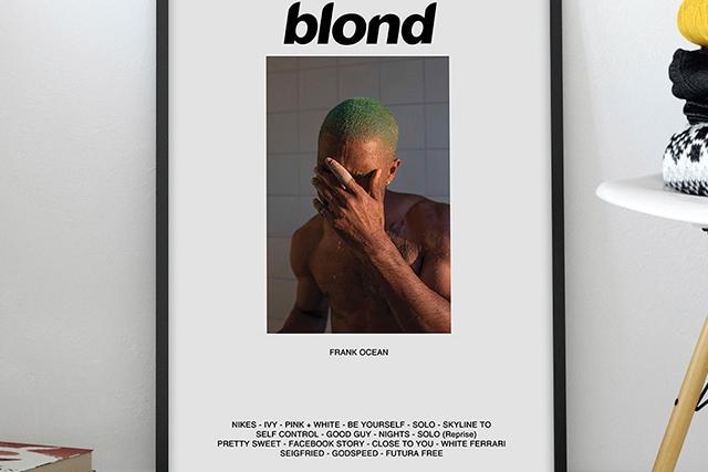 프랭크오션 Frank Ocean 포스터 브로마이드 인테리어 액자