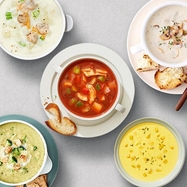 빕스 간편한 아침 스프 5종 5팩