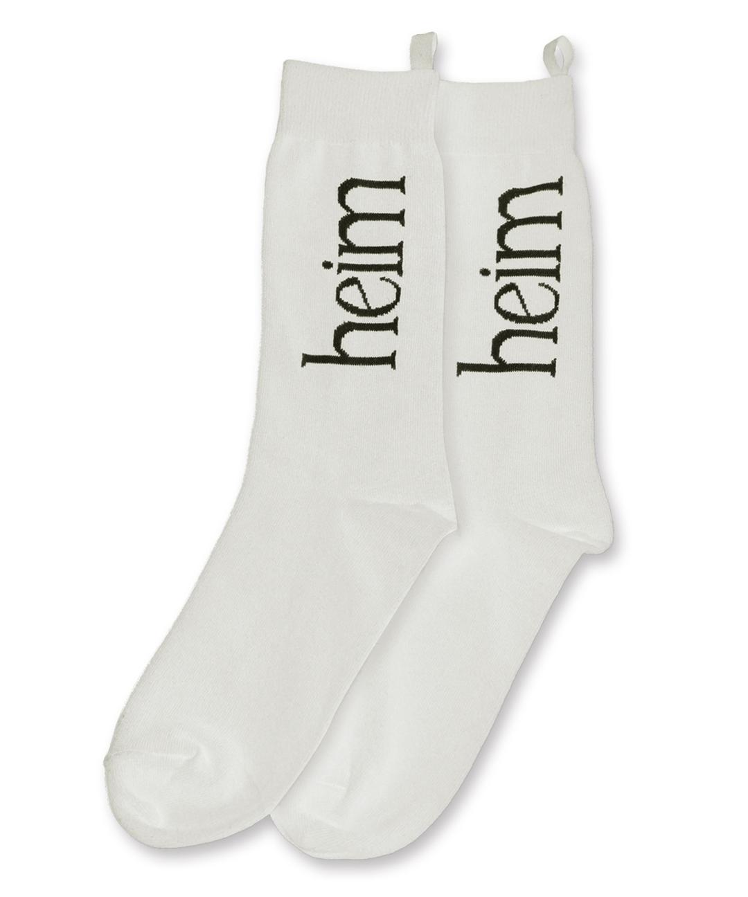 헤임 베이직 로고 롱 삭스 (아이보리)