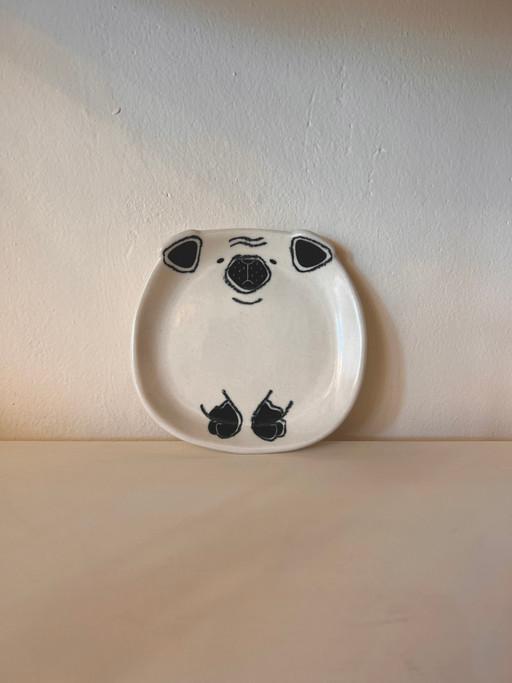 아기 퍼그 접시