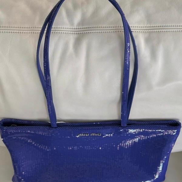 2005 square sequin tote bag l Italy