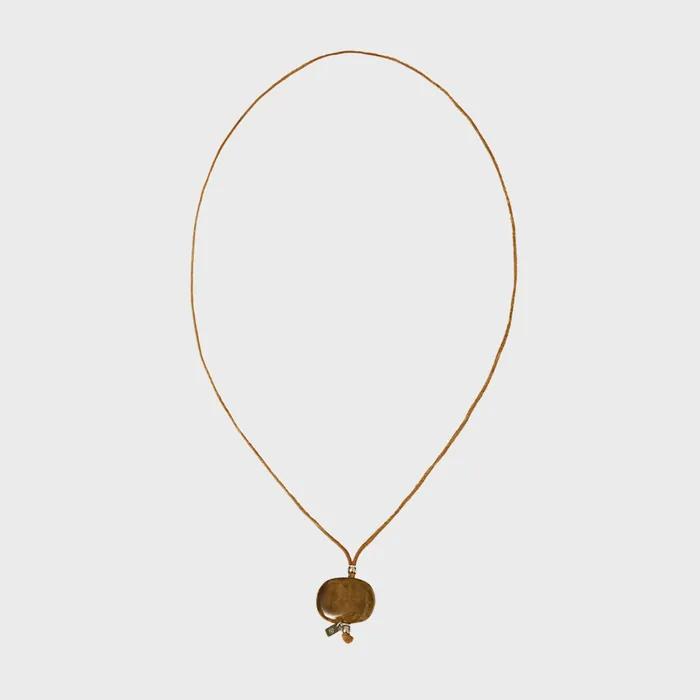 [3rd REORDER] STPB PEBBLE NECKLACE [BROWN]