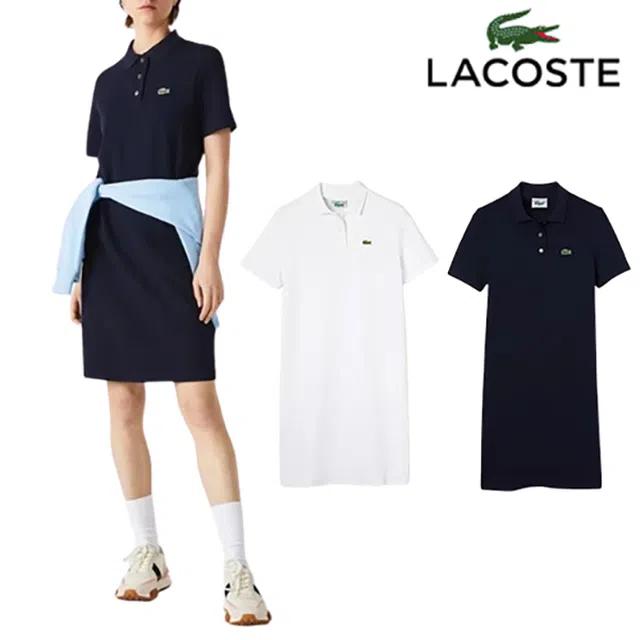 라코스테 여성 릴렉스핏 카라 반팔 원피스(2종 중 택1)