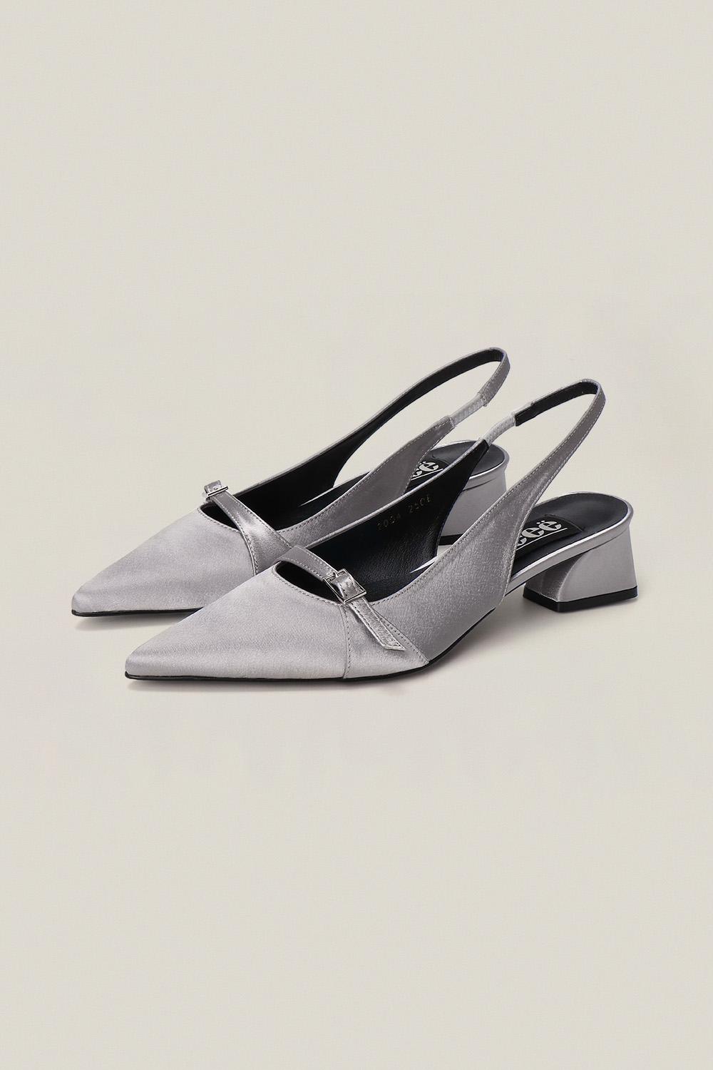 JENNY BUCKLE STILETTO SLING-BACK