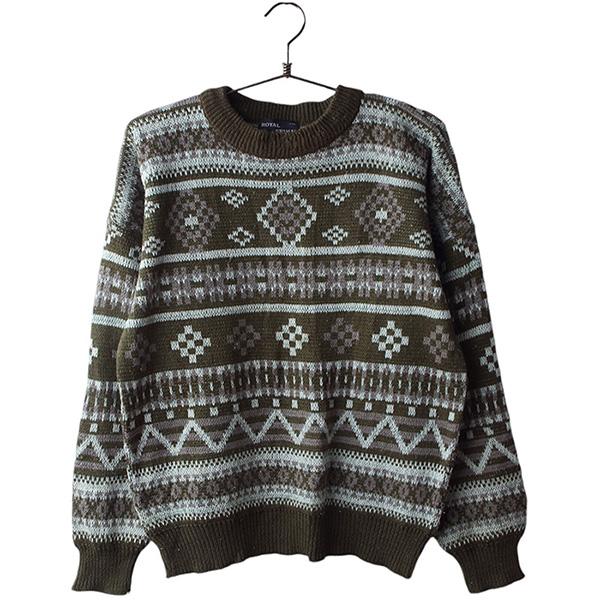 ROYAL SEIMI20%울 빈티지패턴니트 / Women M
