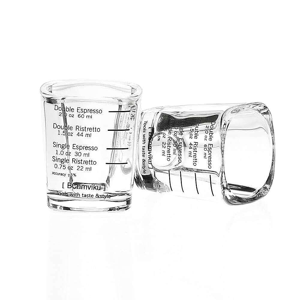 1+1 샤론티룸 에스프레소 내열 유리잔 2oz 60ml 홈카페 커피 샷잔