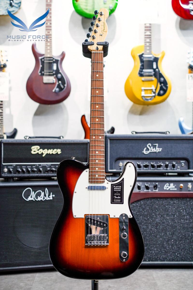Fender Mexico Player Series Telecaster-3TSB w/Pau Ferro FB (신품) 펜더 멕시코 플레이어 텔레캐스터 - MX22138036