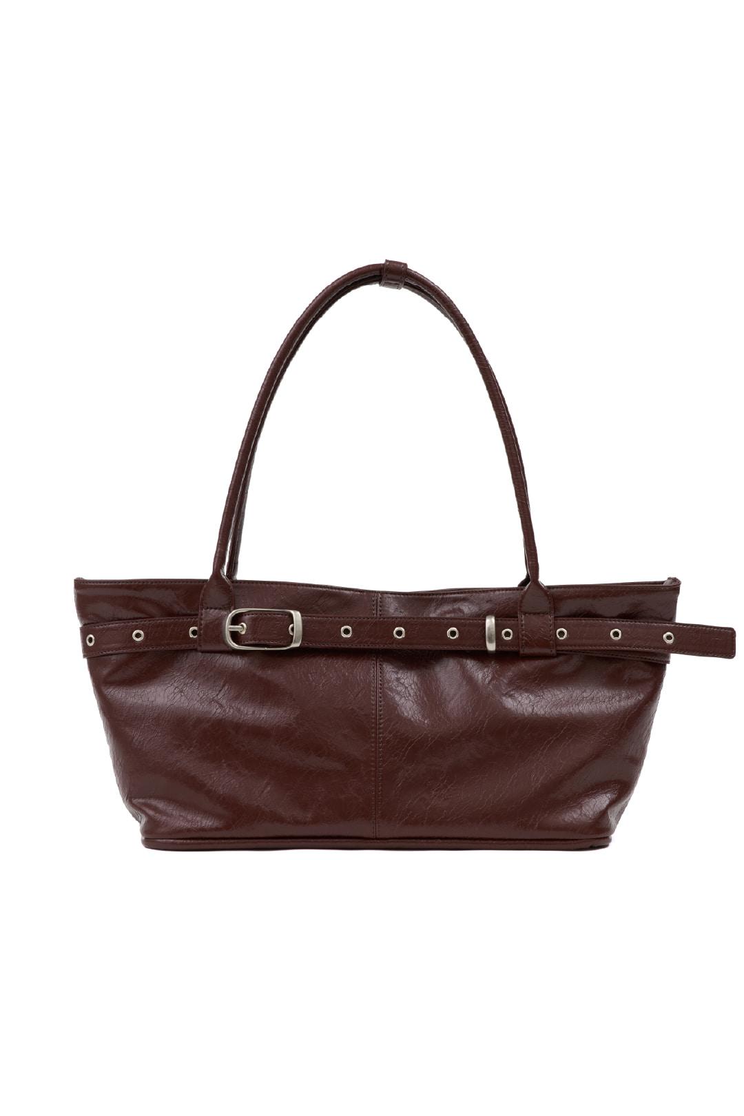 벨티드 보트 백 belted boat bag (crack burgundy)