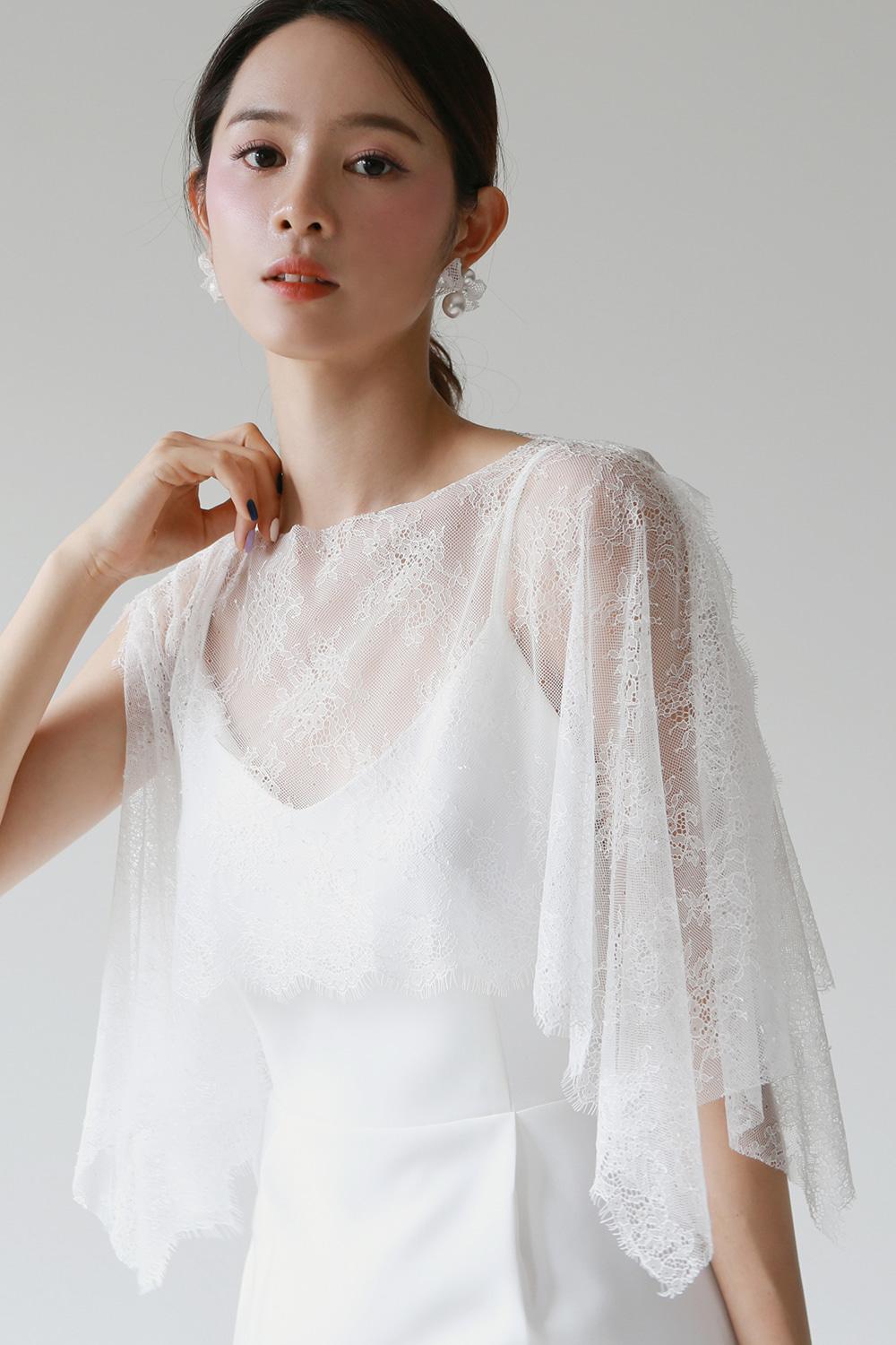 (시즌오프세일) 에델린 레이스 케이프 BLA0605