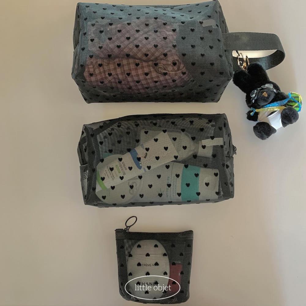 하트매쉬 파우치