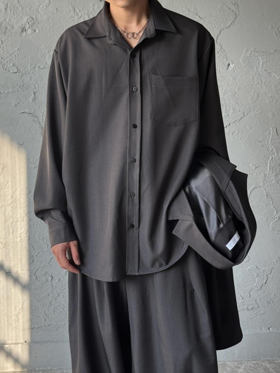 고져스 루즈핏 샤이니셔츠 3color