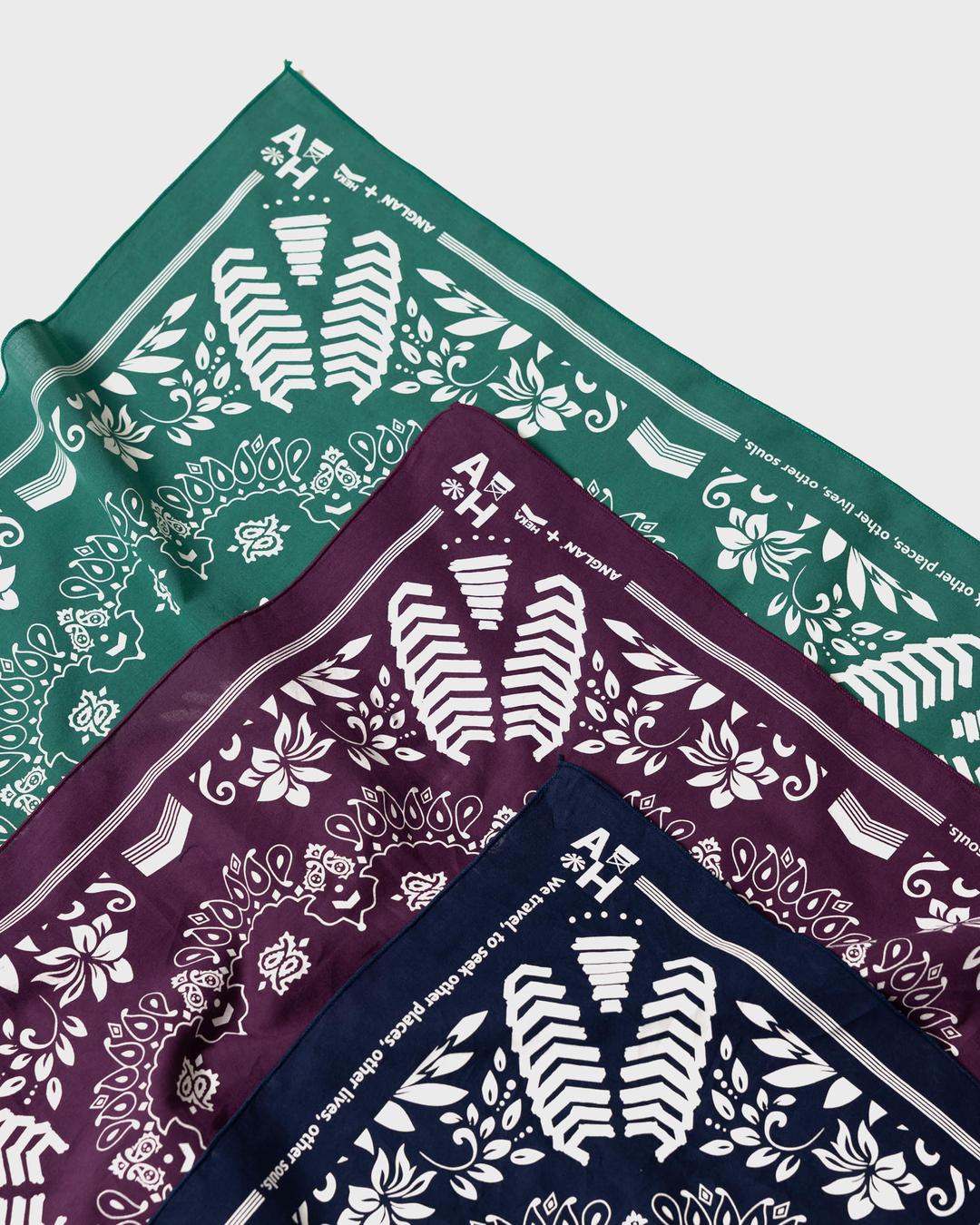 [ANGLAN x HEKA] A x H Graphic Bandana - 3 Pack
