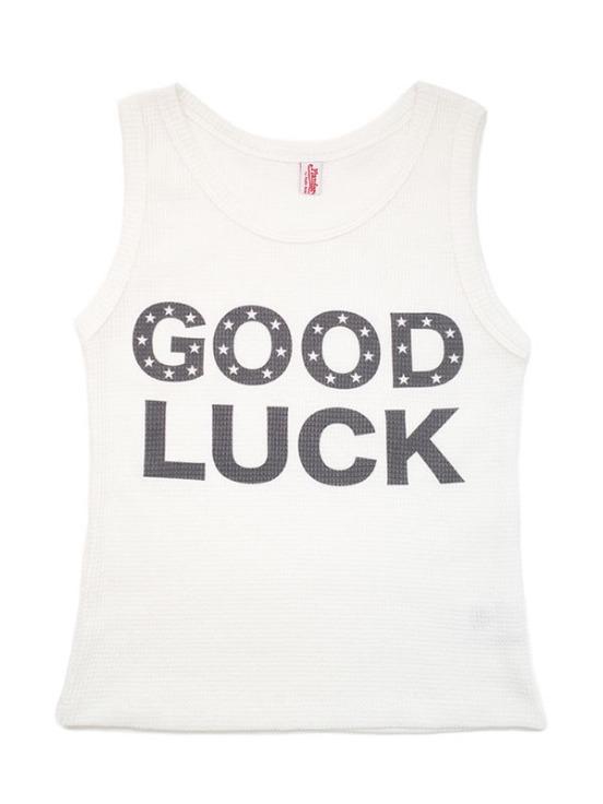 GOOD LUCK TANK / WHITE