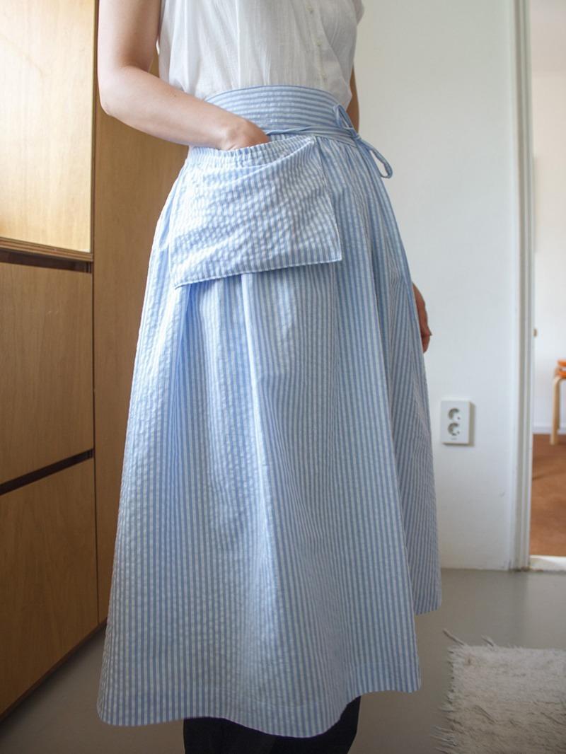 크링클 블루스트라이프 슬링포켓 에이프런