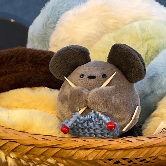 랜덤 뜨개콩쥐 키링인형 Random Knit Bean Mouse Keyring