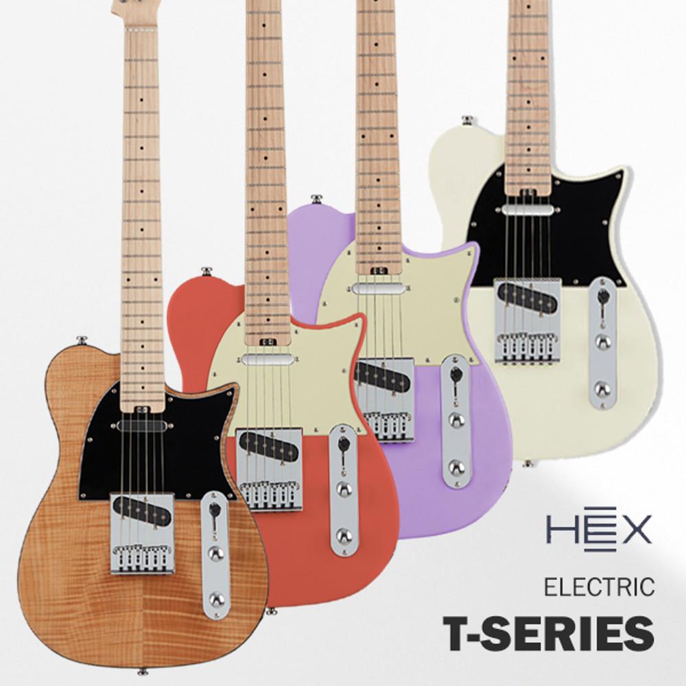 헥스 T SERIES T100 T200 / 일렉기타 텔레캐스터 다양한 컬러