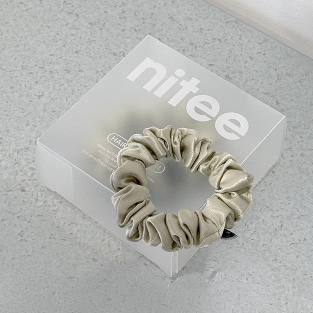 [말차 에디션] 스키니 헤어 스크런치 3set