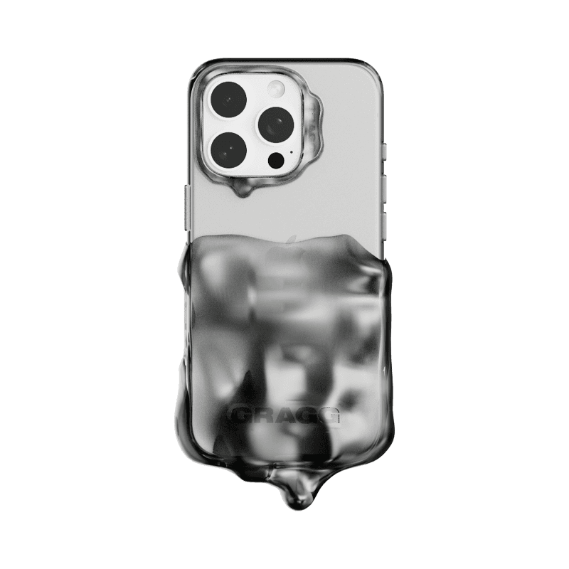 DOUBLE LAYERS CASE - CLEAR BLACK