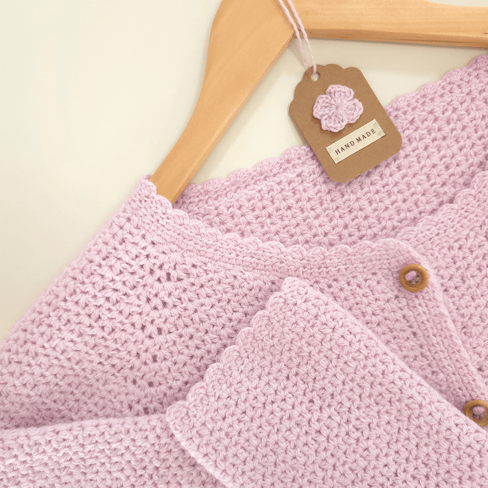 수아베 코바늘 가디건 [ 로리엔 ]