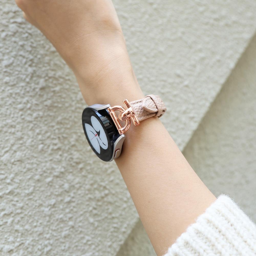 하이루프 갤럭시워치 스트랩 D링 체인레더