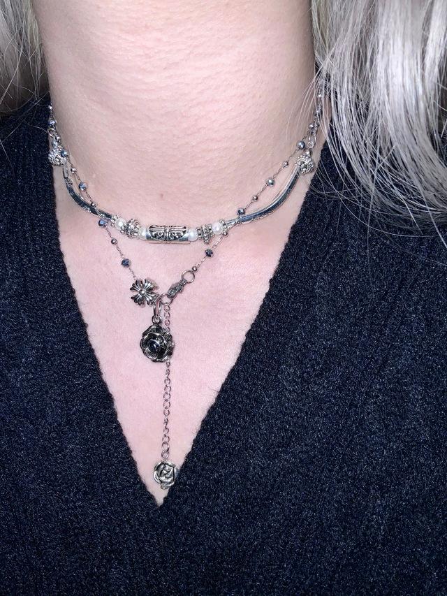 [2일 소요] Silver bar choker