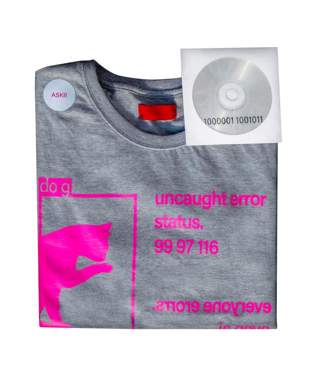 detecting error t-shirt (gray)