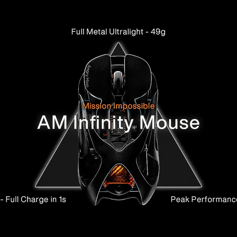 AM Infinity 무선 8K 게이밍 마우스 