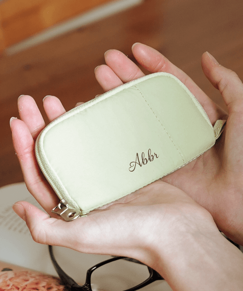 Easy Zip Half Wallet Lemon