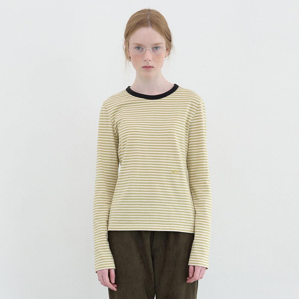[11/28(목) 예약배송]더블 로고 스트라이프 Lst (Yellow Stripe)