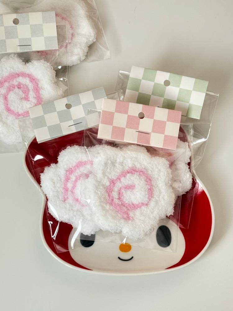 나루토마키 뜨개 키링