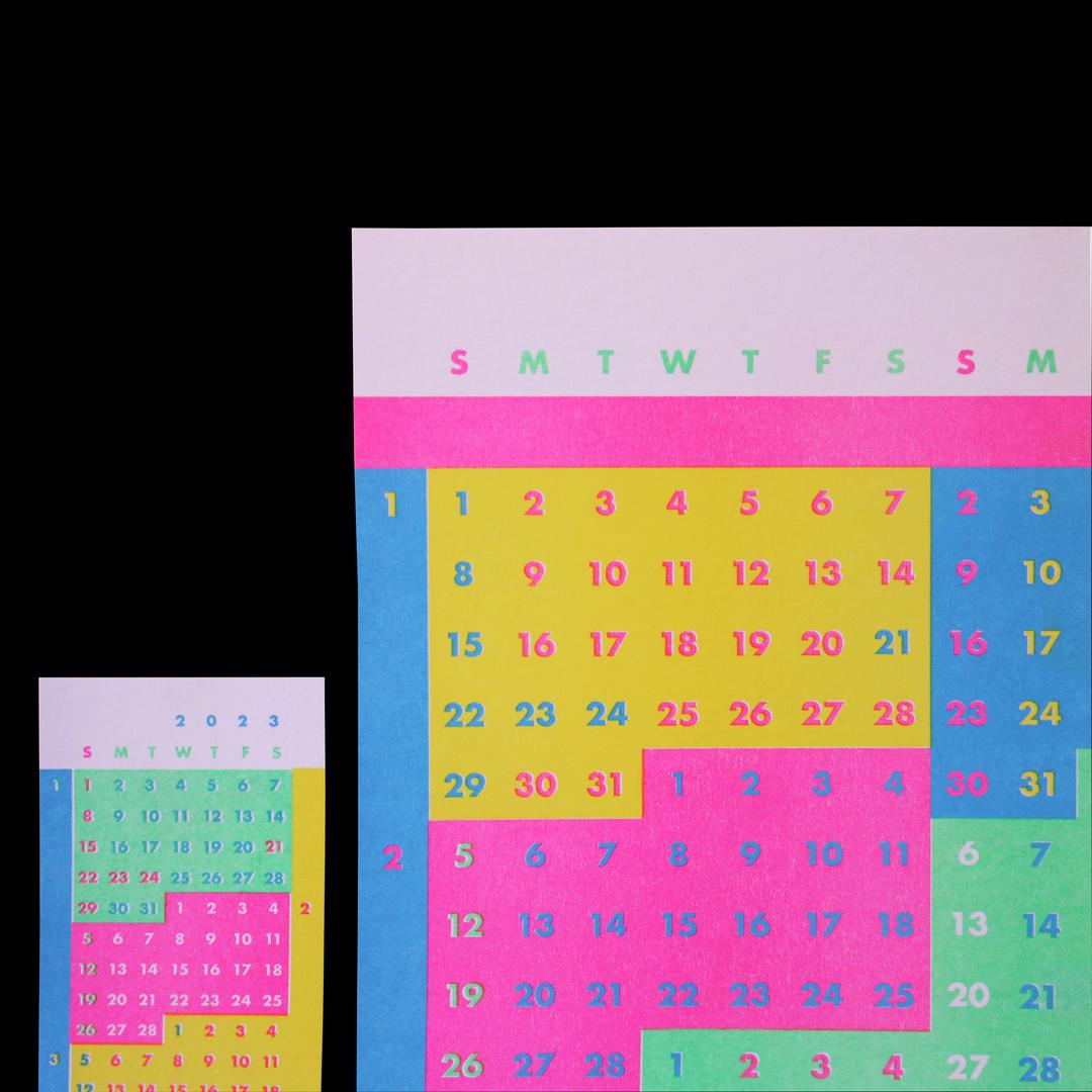 36. 2023 Riso Print Calendar
