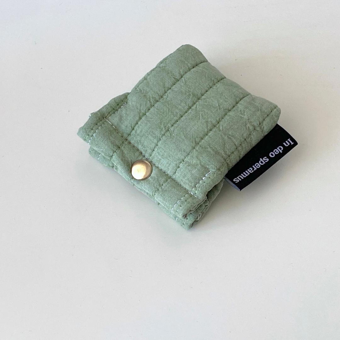 패딩 민트 에어팟 케이스 (Padded mint airpods case)