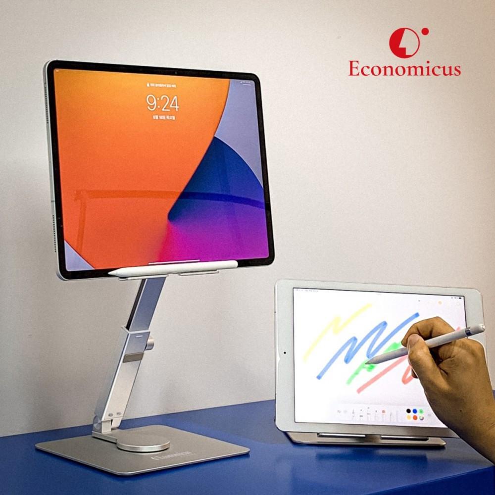 아이 패드거치대 휴대용 갤럭시탭 태블릿 거치대 스탠드 받침대 필기 아이패드프로 12.9