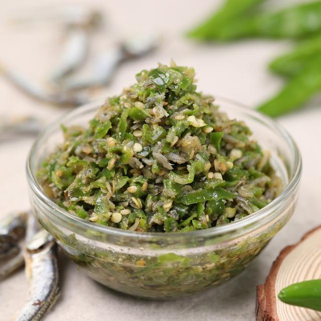 수제 청양 맵짤이 250g 400g 3.4kg 대용량 멸치 고추 다짐