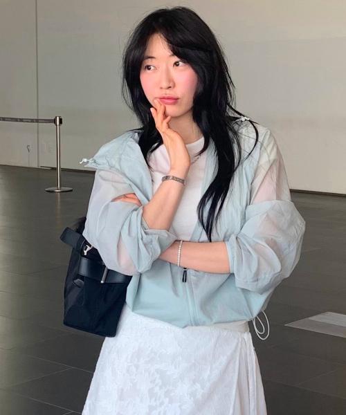 에어라이트 래글런 윈드브레이커_블루