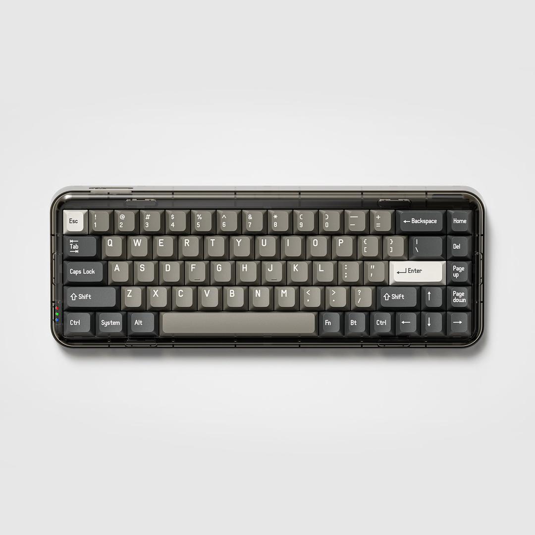 Melgeek Mojo68 Retro Mechanical Keyboard - Mojo68 Retro / Gateron Pro Silver