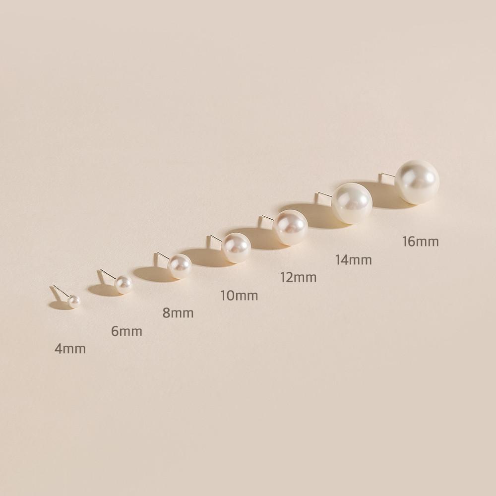 실버925 데일리 스와로브스키 핵 진주 귀걸이 (4-16mm)