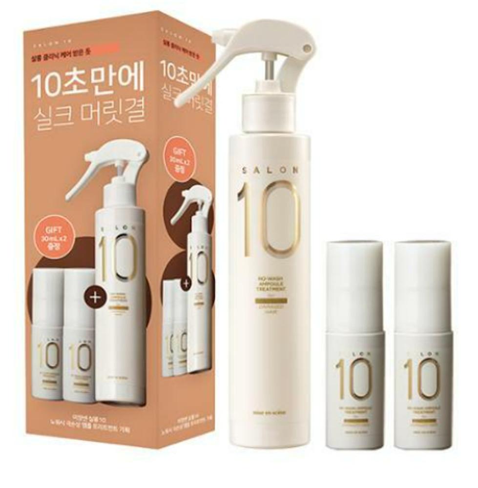 미쟝센 살롱10 노워시 극손상 앰플 트리트먼트 200ml