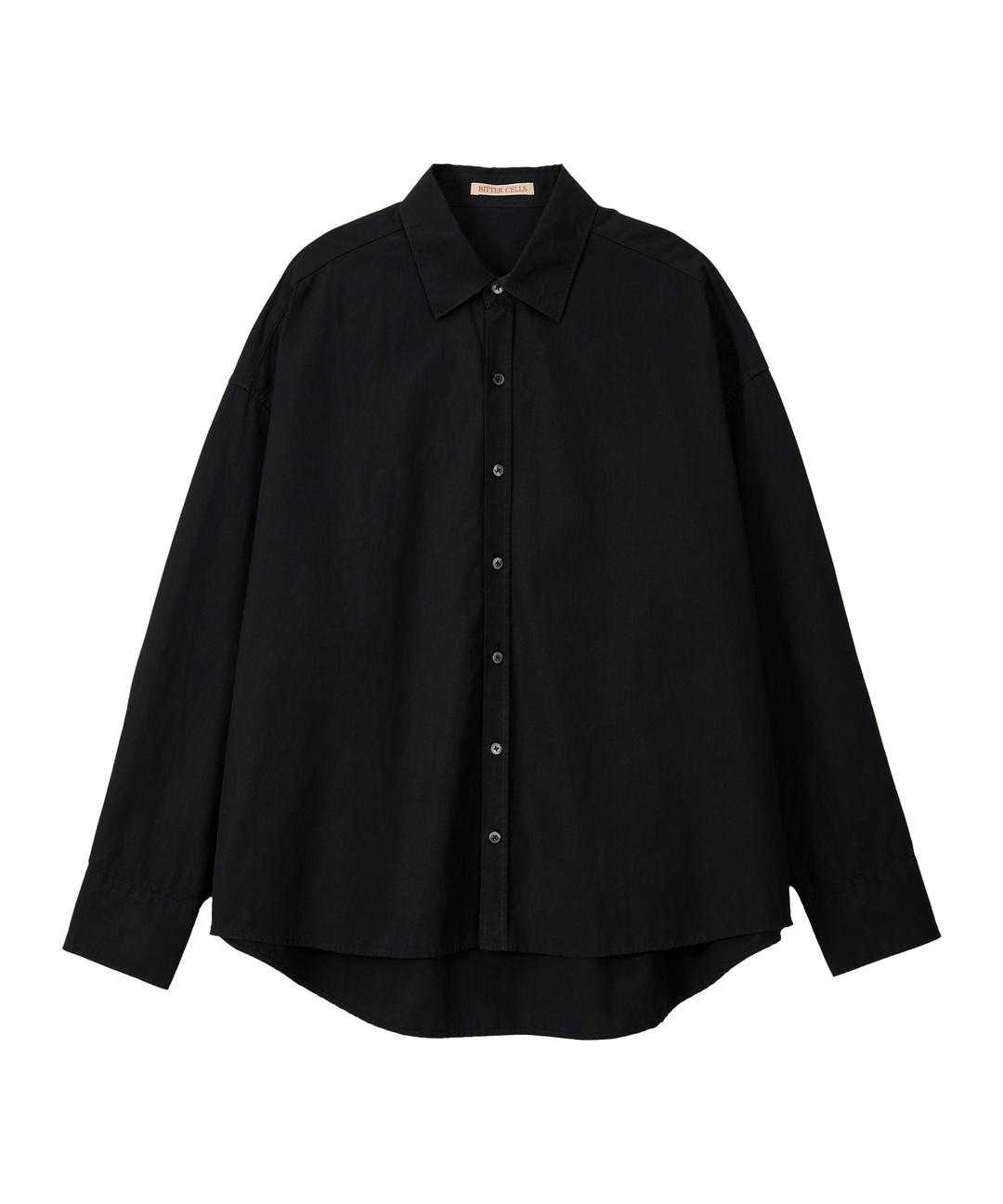 Oversized Essential Shirt-Black