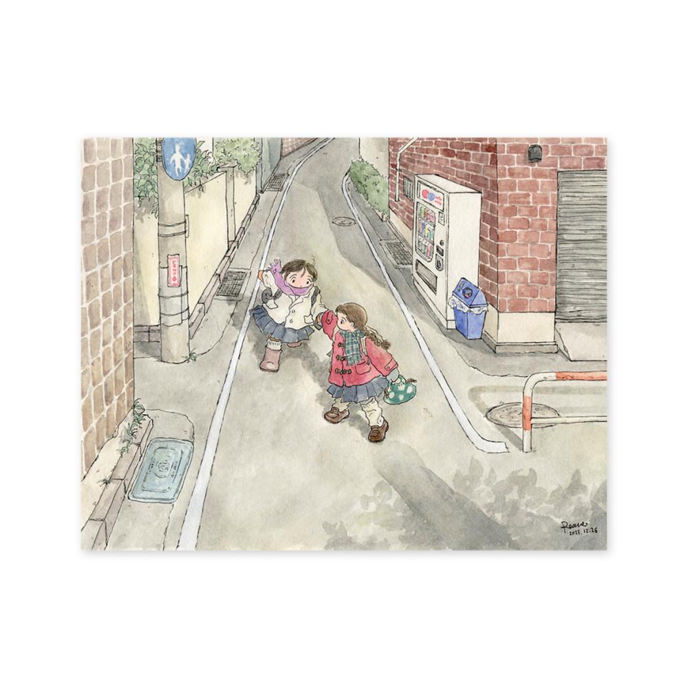 '동그라미 오후1' 엽서