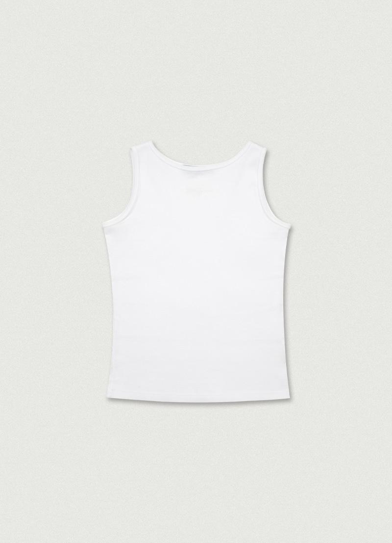 Crew Neck Sleeveless [ivory]