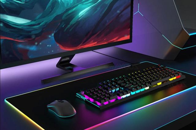 LED 게이밍 장 마우스 장패드 완전방수 대형