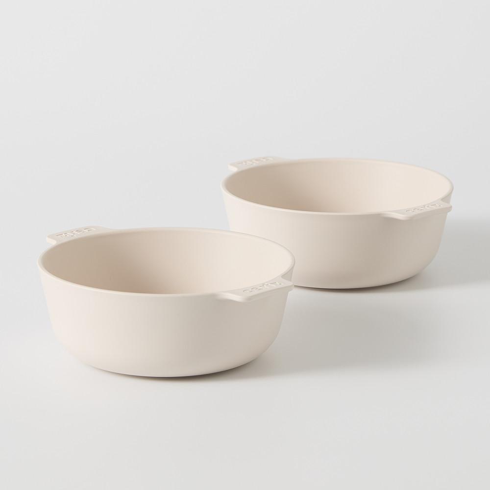 (2P세트)빅보울 스프 시리얼 파스타 양손 손잡이 볼 국 그릇 식기 - 시리츠 캐쥬얼시리즈