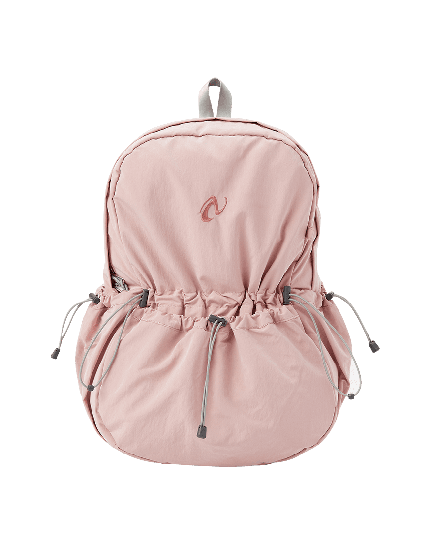 더블 스트링 백 핑크