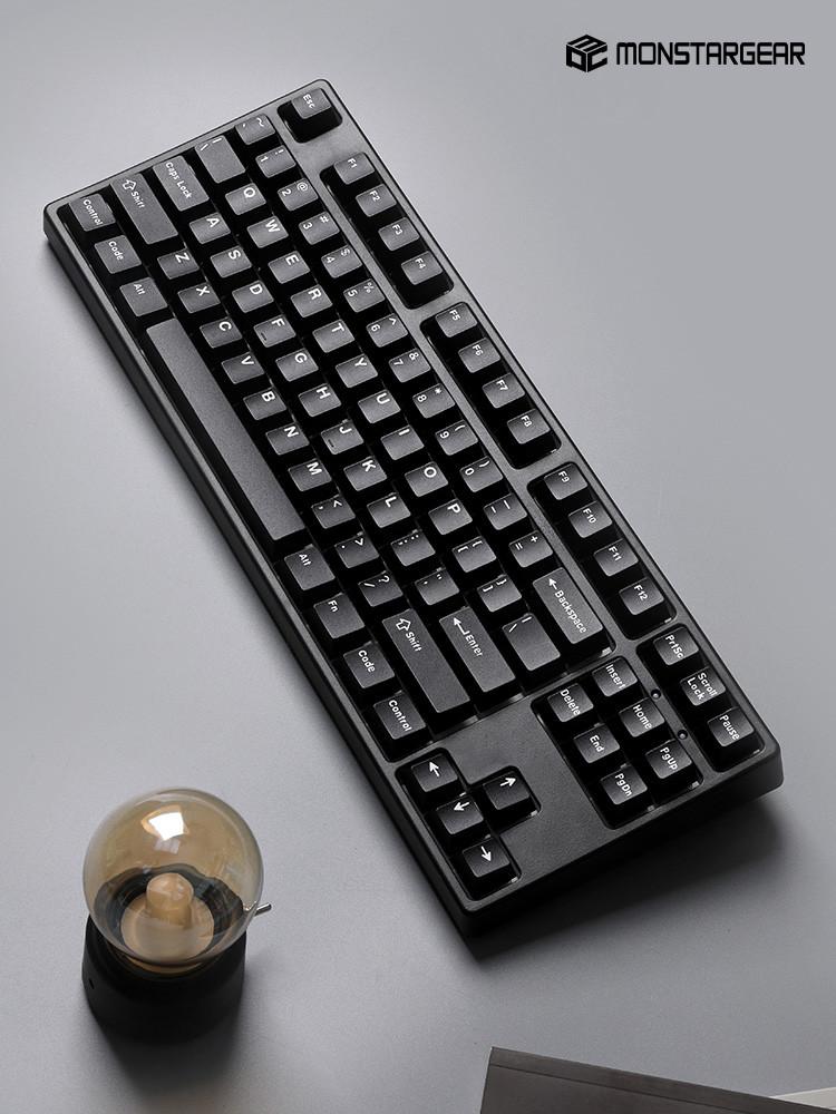 몬스타기어 닌자87PRO S RGB 저소음축 퀵스왑 기계식 커스텀키보드