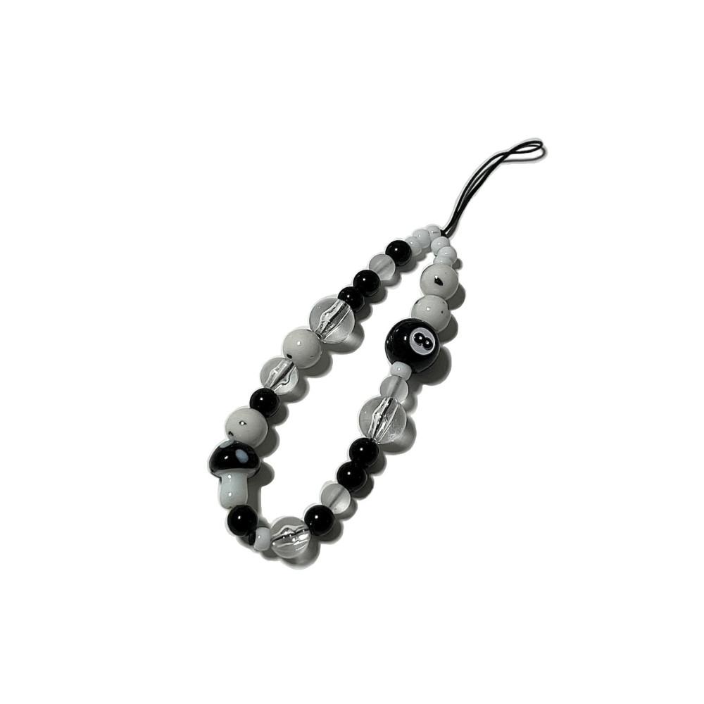 얼룩덜룩 비즈스트랩 키링 스트랩